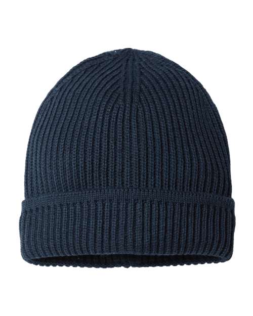 Sustainable Finish Edge Cuffed Beanie MAPLE