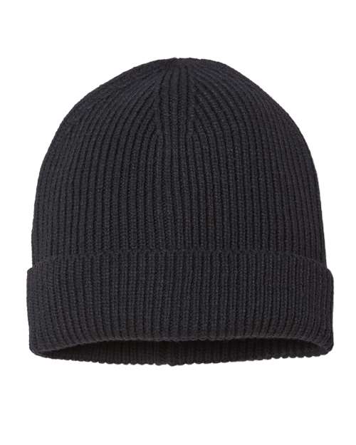 Sustainable Fine Rib Cuffed Beanie ANDY