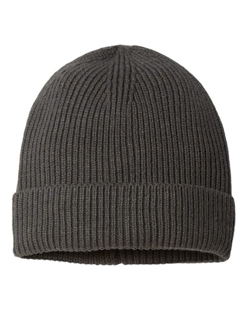 Sustainable Fine Rib Cuffed Beanie ANDY