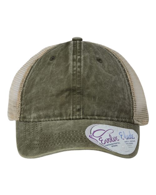 Women's Washed Mesh-Back Cap TESS