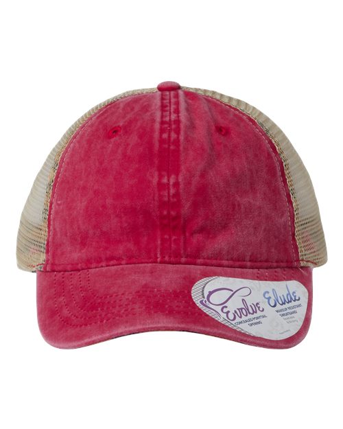 Women's Washed Mesh-Back Cap TESS