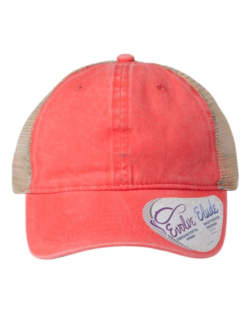 Women's Washed Mesh-Back Cap TESS