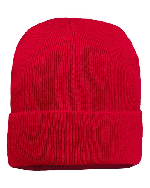 12" Jersey Lined Cuffed Beanie SP12JL