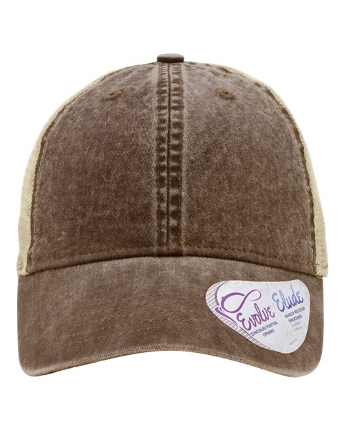 Women's Washed Mesh-Back Cap TESS