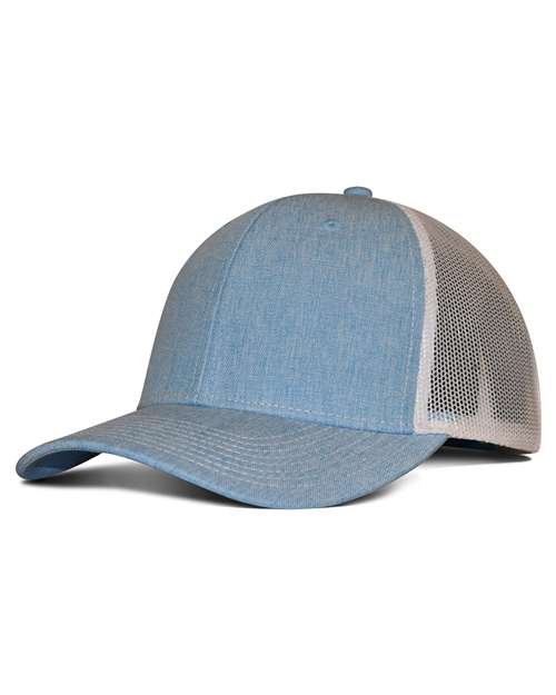Heathered Cotton Polyester Trucker Cap