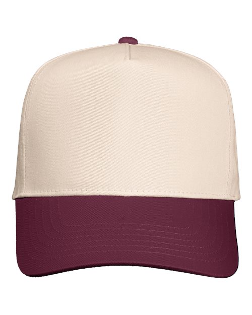 Five-Panel Twill Cap 8869