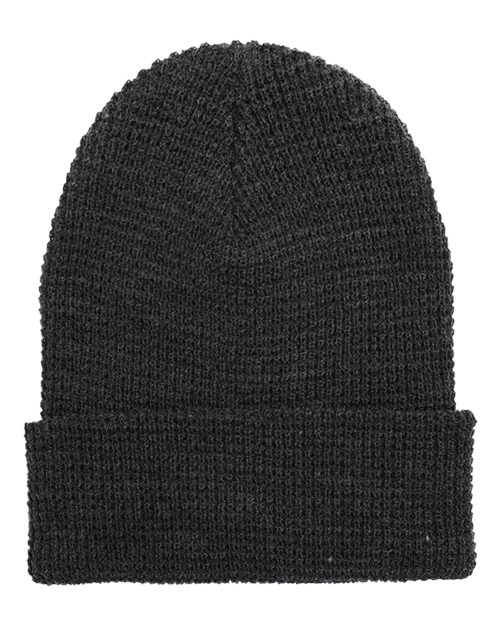 Waffle Cuffed Knit Beanie 2501K