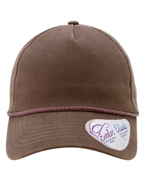 Women's Washed 5-Panel Rope Cap MAYA