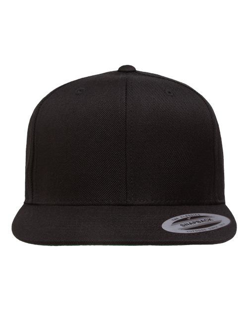 Premium Flat Bill Snapback Cap 6089M