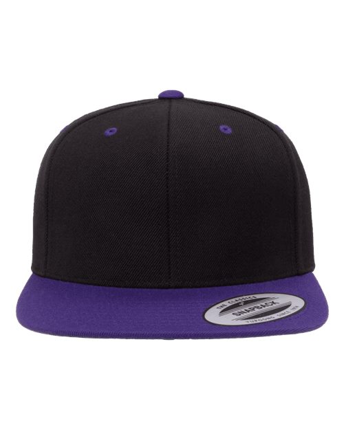 Premium Flat Bill Snapback Cap 6089M