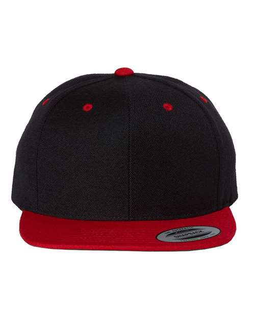 Premium Flat Bill Snapback Cap 6089M