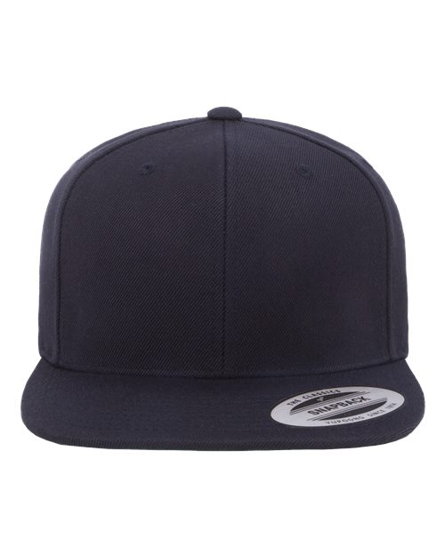 Premium Flat Bill Snapback Cap 6089M