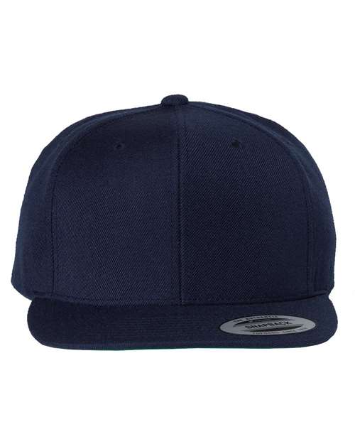 Premium Flat Bill Snapback Cap 6089M