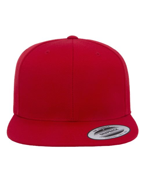Premium Flat Bill Snapback Cap 6089M
