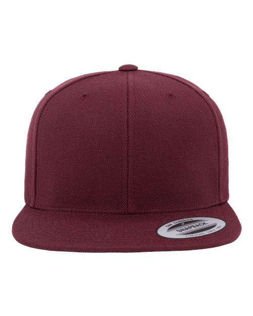 Premium Flat Bill Snapback Cap 6089M