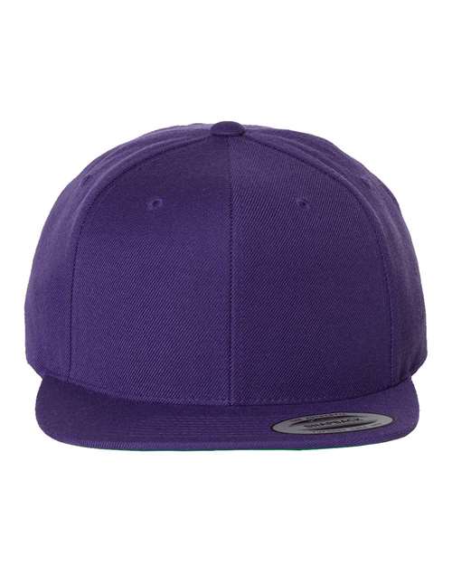 Premium Flat Bill Snapback Cap 6089M