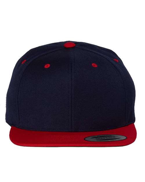 Premium Flat Bill Snapback Cap 6089M