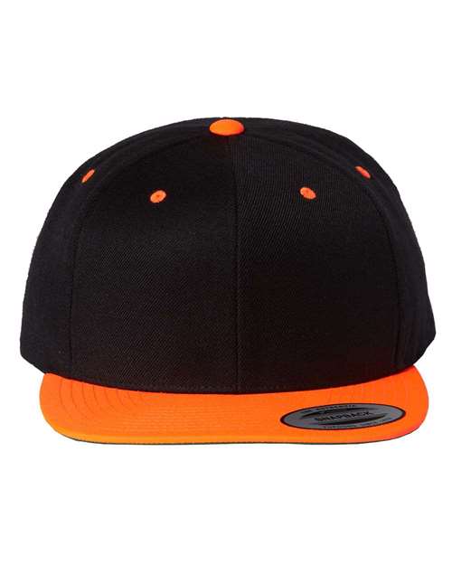 Premium Flat Bill Snapback Cap 6089M