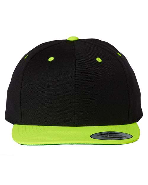 Premium Flat Bill Snapback Cap 6089M