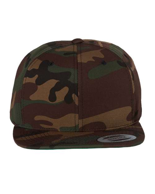 Premium Flat Bill Snapback Cap 6089M