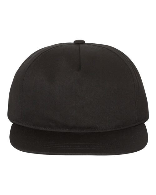 Lightly-Structured Five-Panel Snapback Cap 6502