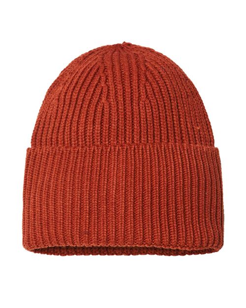 Sustainable Chunky Rib Cuffed Beanie OAK