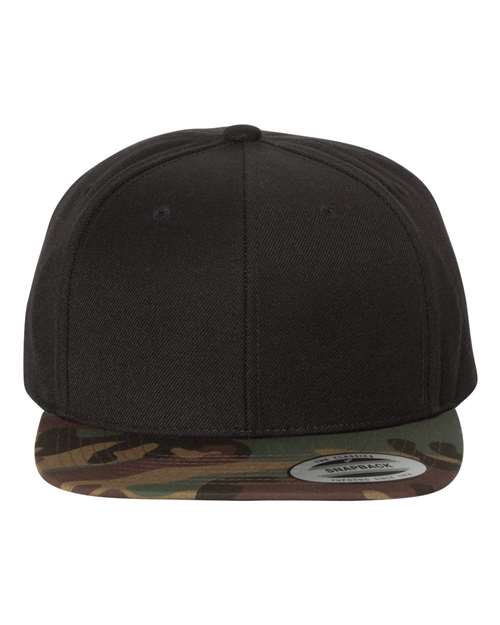 Premium Flat Bill Snapback Cap 6089M