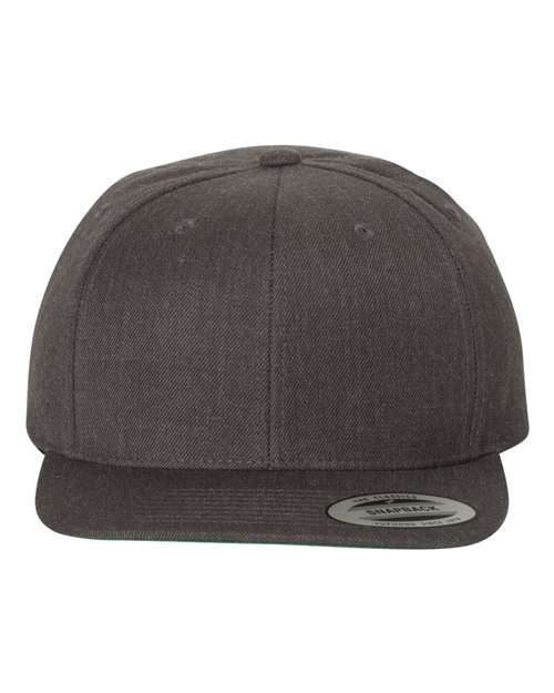 Premium Flat Bill Snapback Cap 6089M