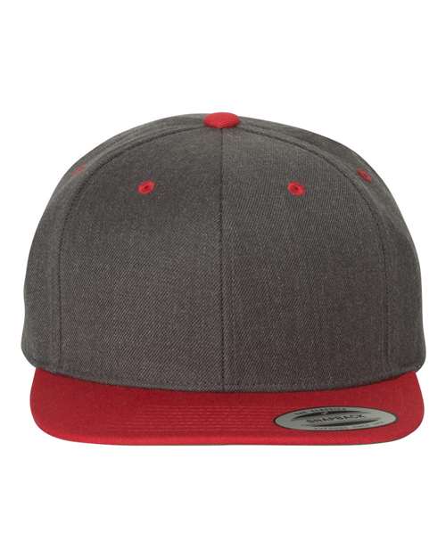 Premium Flat Bill Snapback Cap 6089M