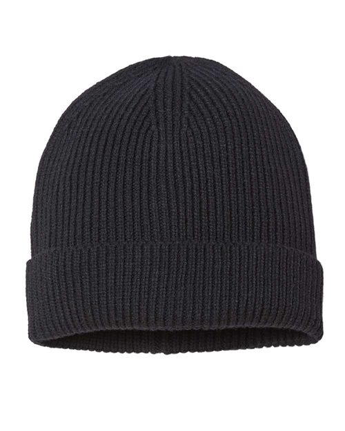 Sustainable Fine Rib Cuffed Beanie ANDY