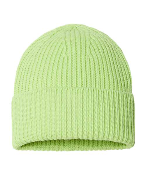 Sustainable Chunky Rib Cuffed Beanie OAK