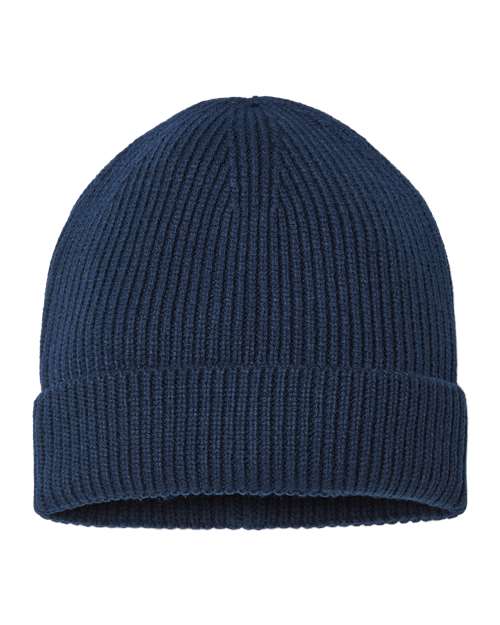 Sustainable Fine Rib Cuffed Beanie ANDY