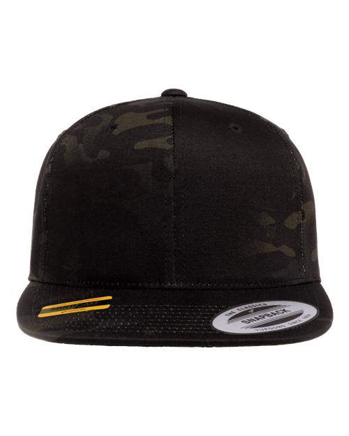 Premium Flat Bill Snapback Cap 6089M