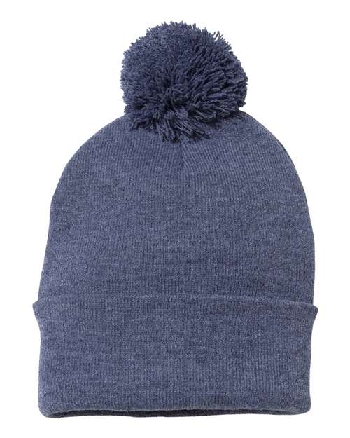 12" Pom-Pom Cuffed Beanie SP15