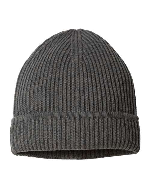 Sustainable Finish Edge Cuffed Beanie MAPLE