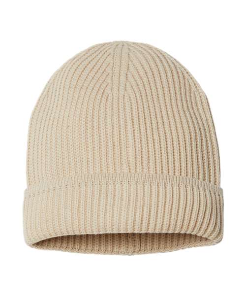 Sustainable Finish Edge Cuffed Beanie MAPLE