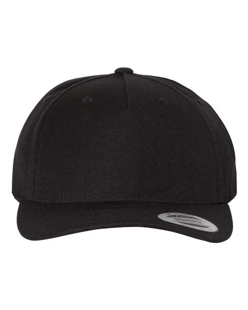 Premium Five-Panel Curved Bill Snapback Cap 5789M