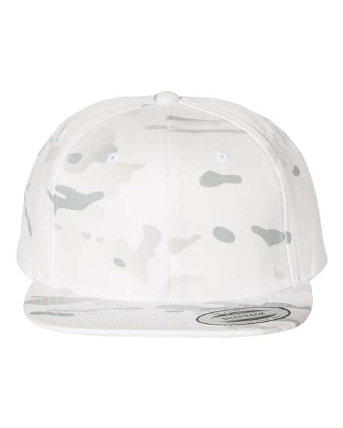 Premium Flat Bill Snapback Cap 6089M
