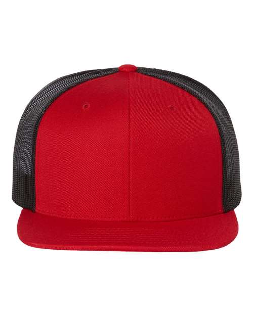 Wool Blend Flat Bill Trucker Cap 511