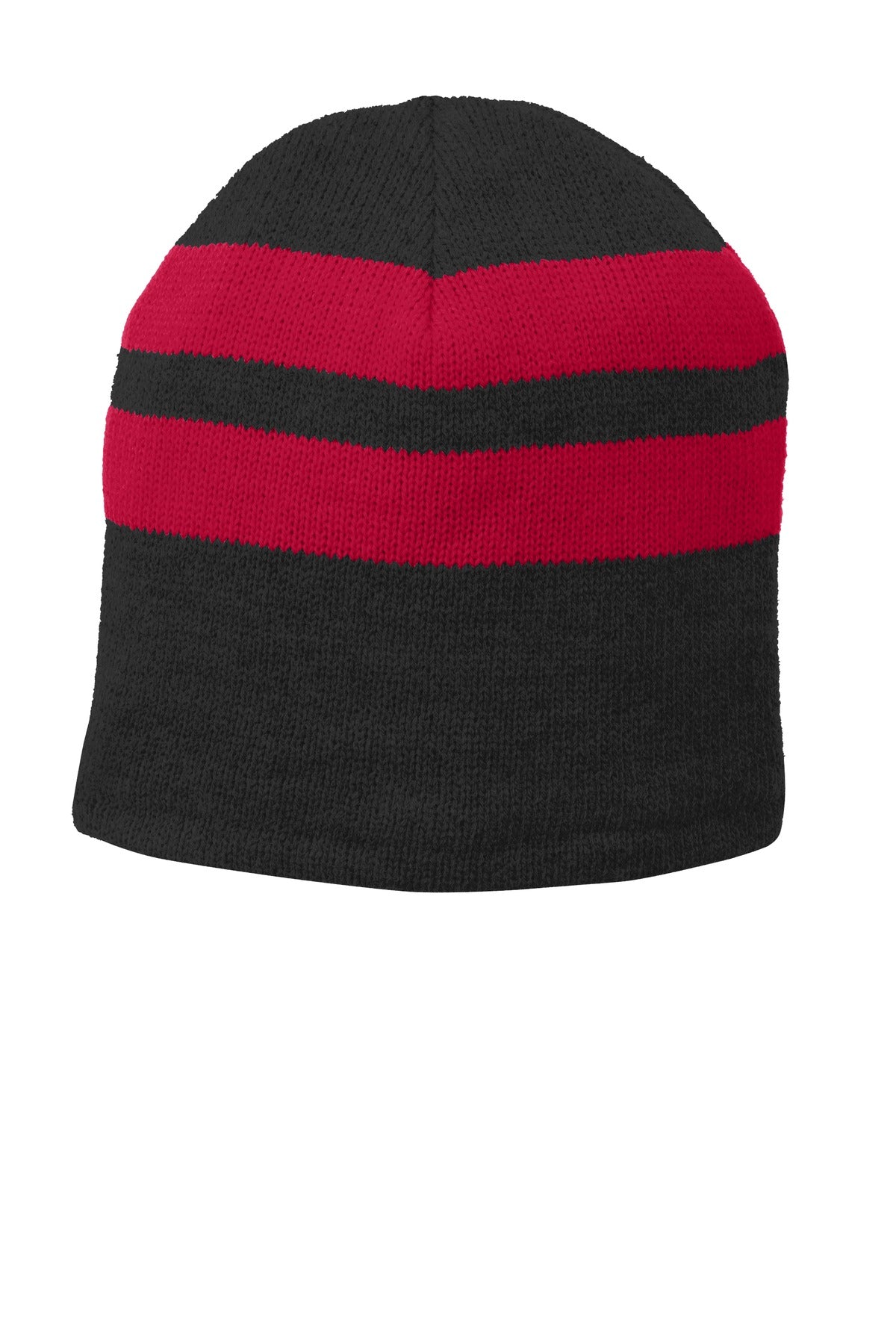 Port & Company ® Fleece-Lined Striped Beanie Cap. C922