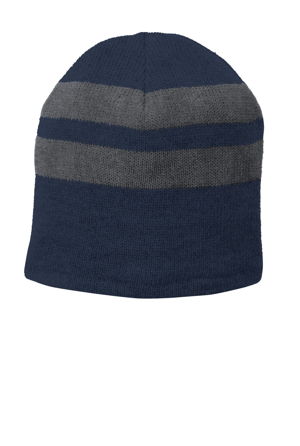Port & Company ® Fleece-Lined Striped Beanie Cap. C922