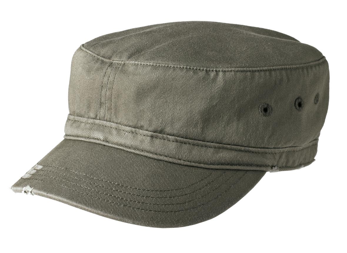 District ® Distressed Military Hat. DT605
