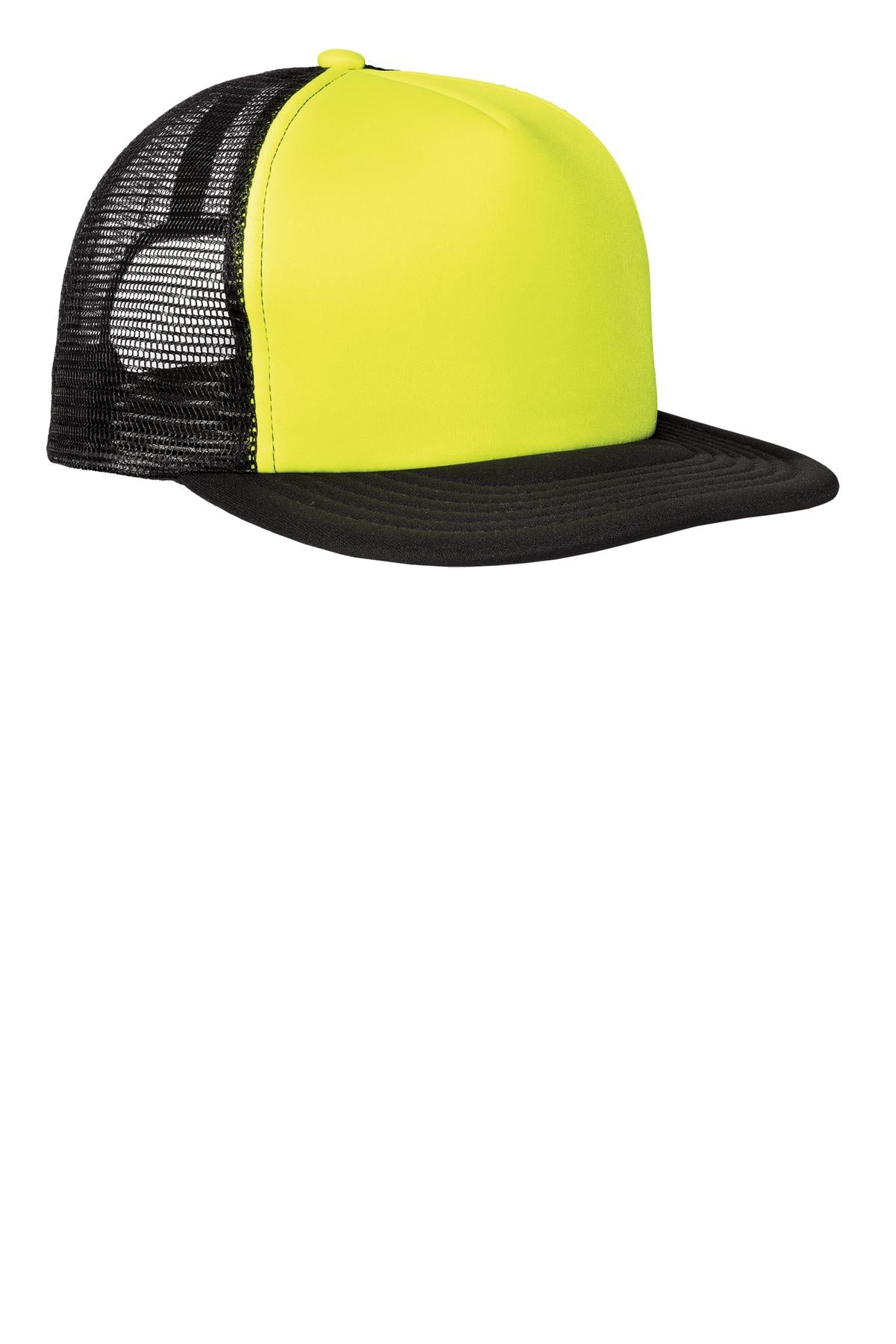District ® Flat Bill Snapback Trucker Cap. DT624