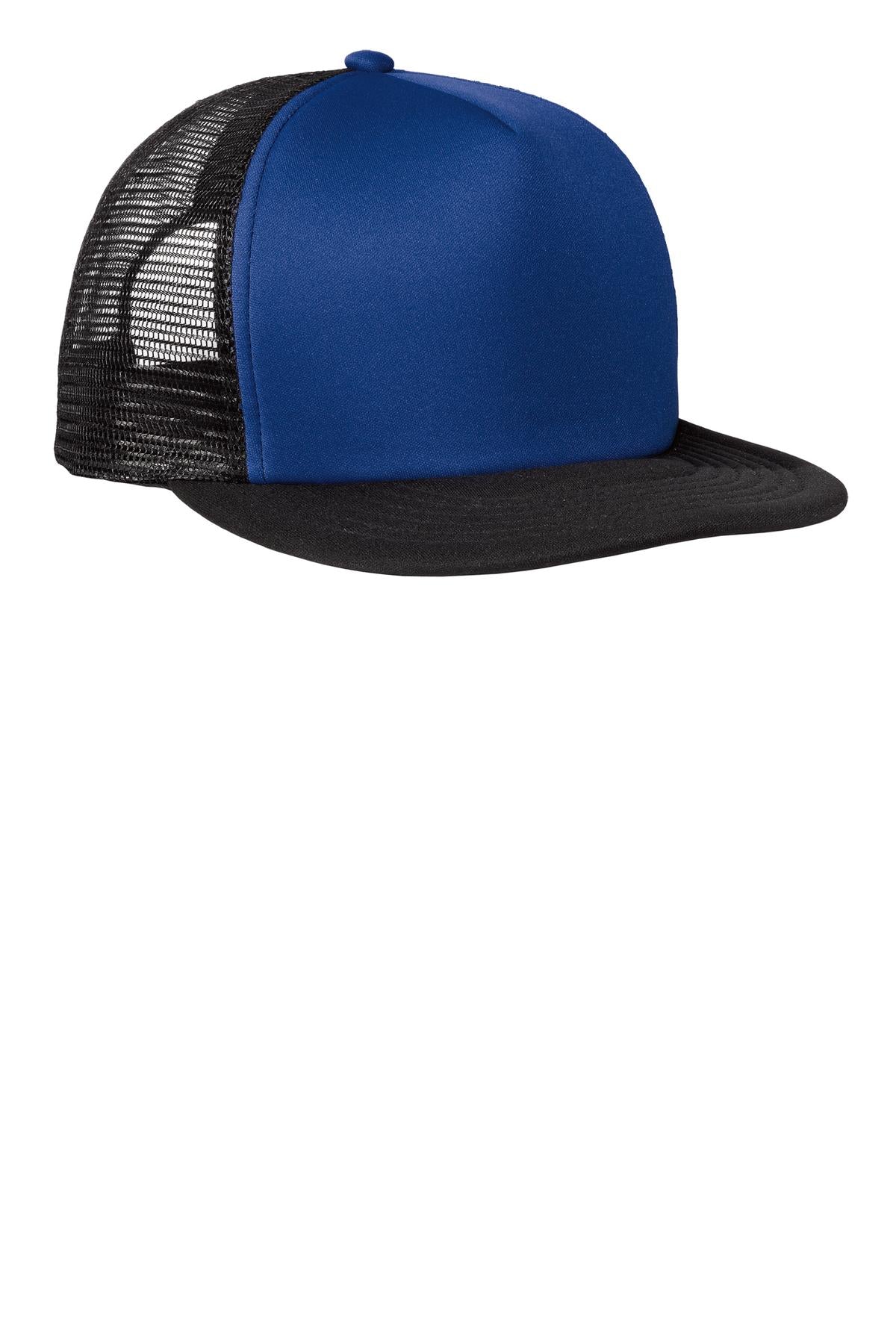 District ® Flat Bill Snapback Trucker Cap. DT624