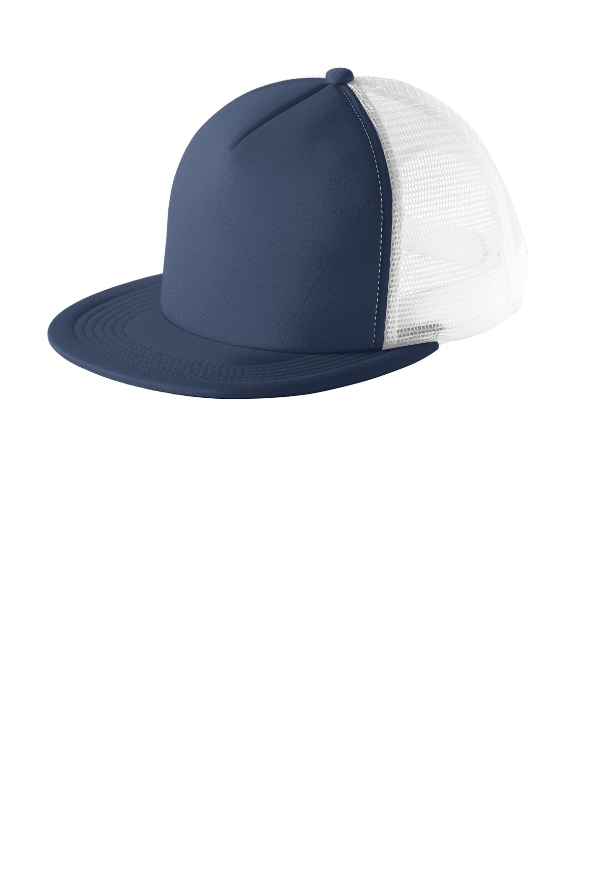 District ® Flat Bill Snapback Trucker Cap. DT624