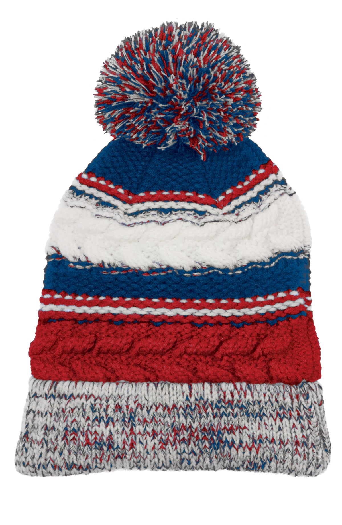 Sport-Tek ® Pom Pom Team Beanie. STC21