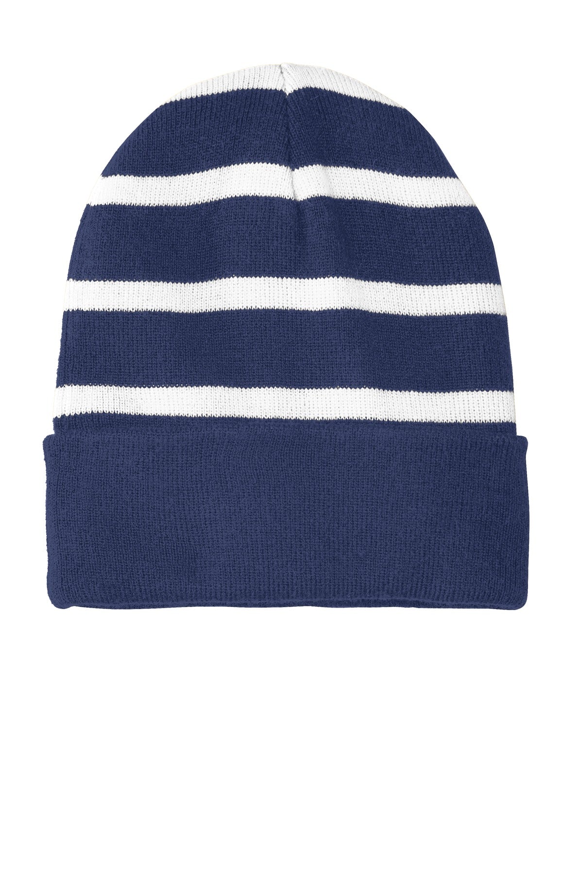 Sport-Tek ® Striped Beanie with Solid Band. STC31