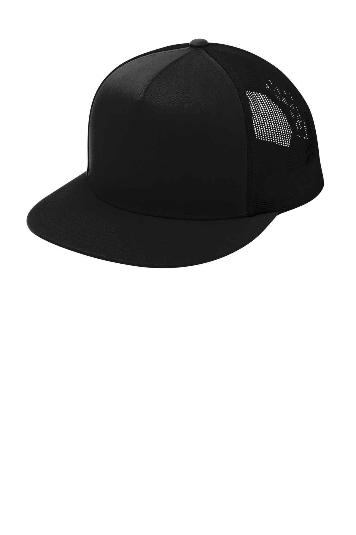 Sport-Tek ® YP Classics ® 5-Panel Classic Trucker Mesh Back Cap. STC38
