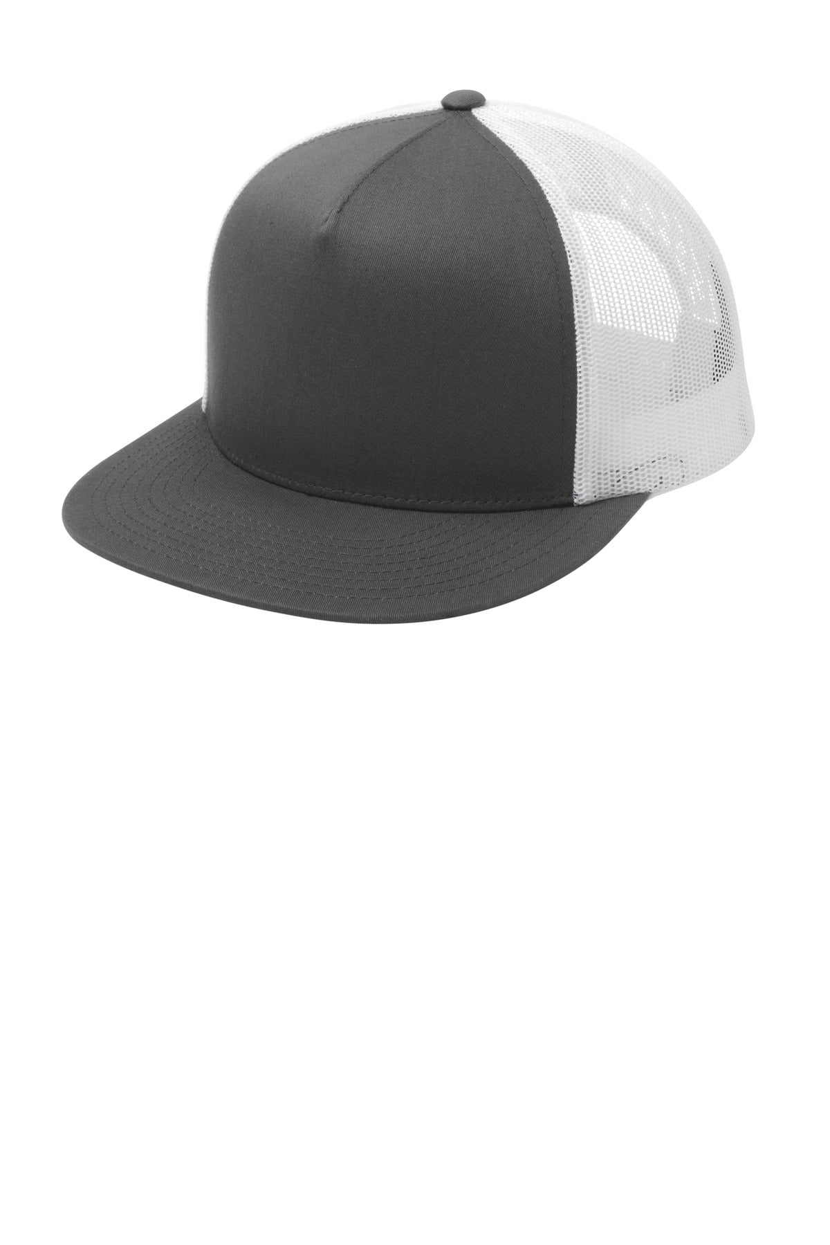 Sport-Tek ® YP Classics ® 5-Panel Classic Trucker Mesh Back Cap. STC38