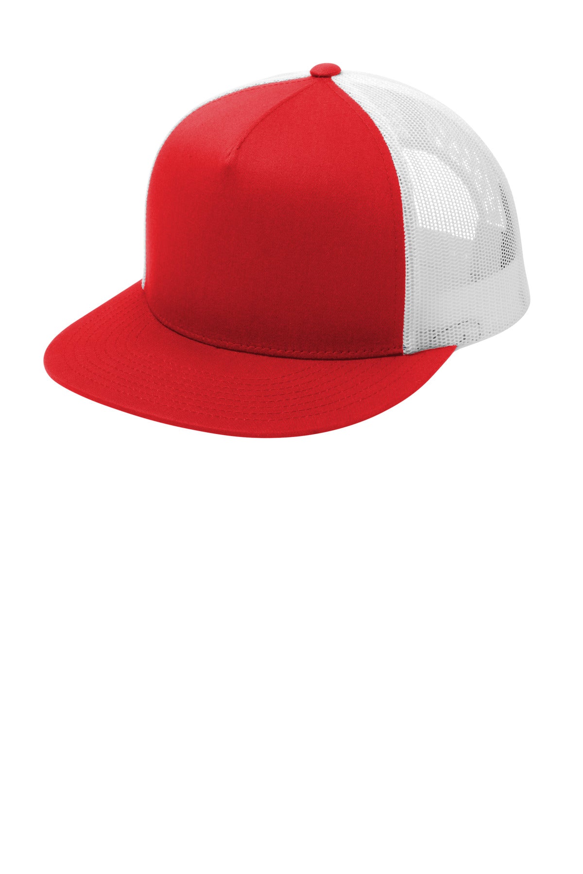 Sport-Tek ® YP Classics ® 5-Panel Classic Trucker Mesh Back Cap. STC38